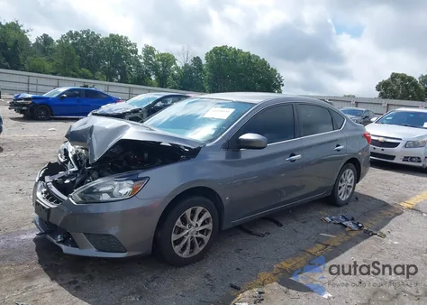 2019 Nissan Sentra Sv z USA, uszkodzony, nr VIN 3N1AB7AP8KY429868